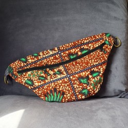 Sac banane en wax