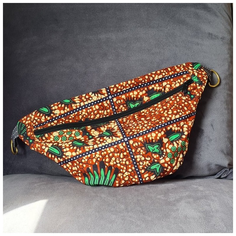 Sac banane en wax