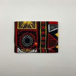 Portefeuille imprimé wax