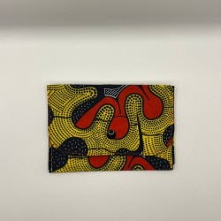 Portefeuille imprimé wax
