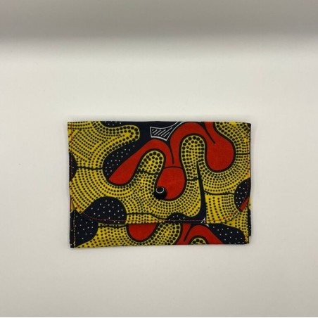 Portefeuille imprimé wax