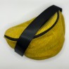 Sac banane velours grosses cotes jaune