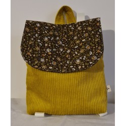 Sac à dos jaune moutarde