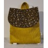 Sac à dos jaune moutarde