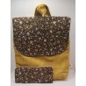 Sac à dos jaune moutarde