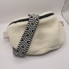 Sac banane sherpa écru