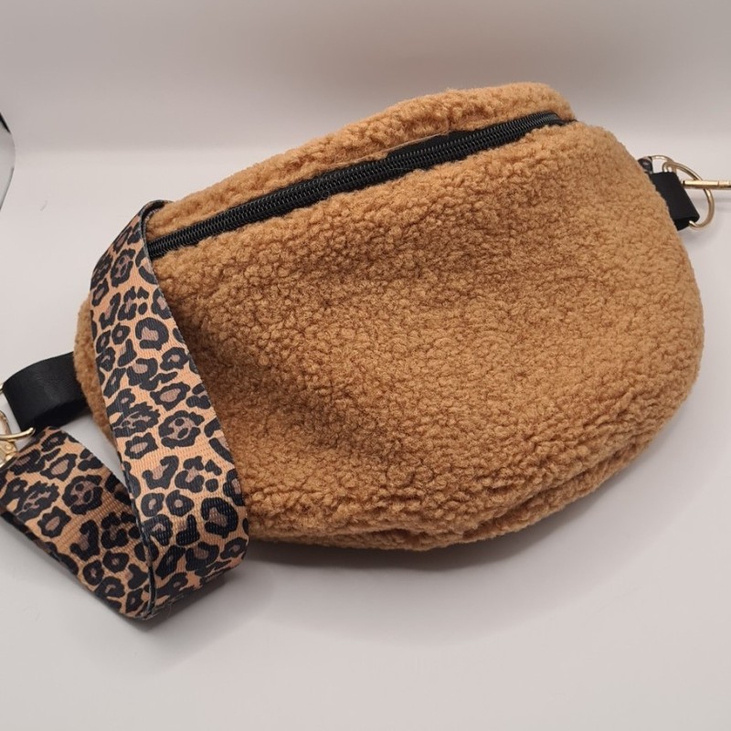 Sac banane sherpa camel