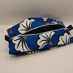 Trousse à soufflet wax bleue