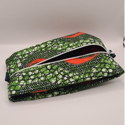 Trousse à soufflet wax verte