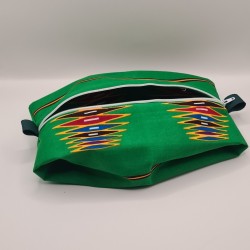 Trousse à soufflet wax verte