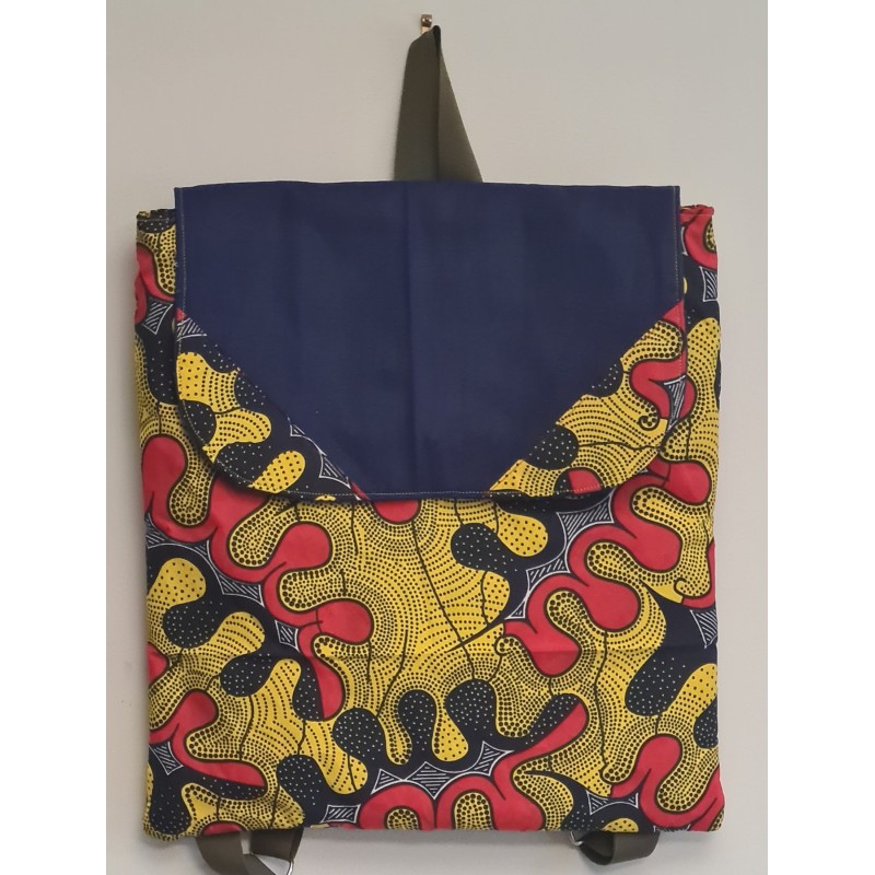 Grand sac à dos wax