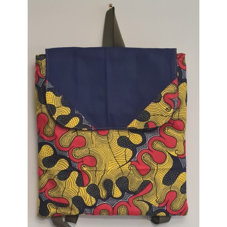 Grand sac à dos wax