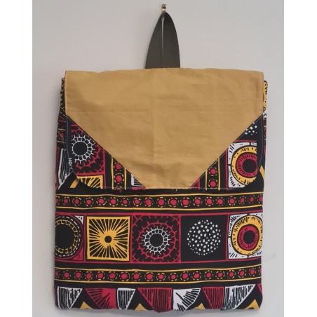 Grand sac à dos wax