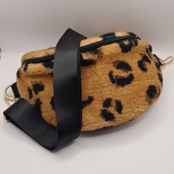 Sac banane sherpa léopard