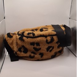 Sac banane XL sherpa léopard