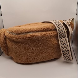 Sac banane XL sherpa camel