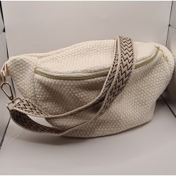 Sac banane XL blanche