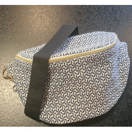 Sac banane motifs géométriques
