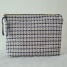 Trousse motifs jacquard