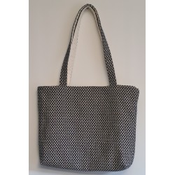 Sac jacquard marine