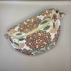 Sac banane fleurie