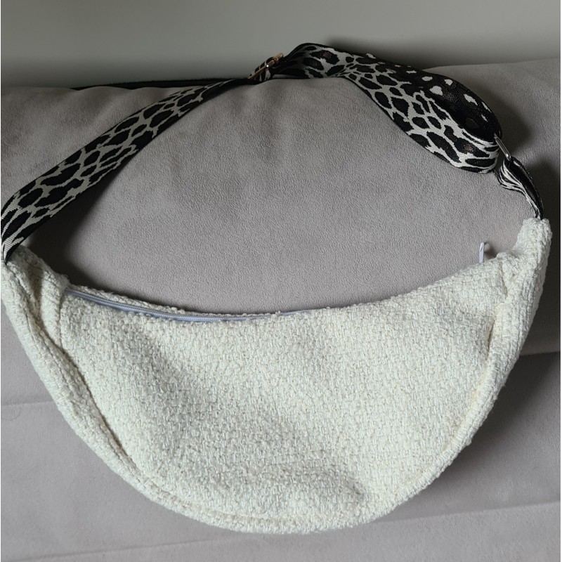 Sac 1/2 lune bouclettes